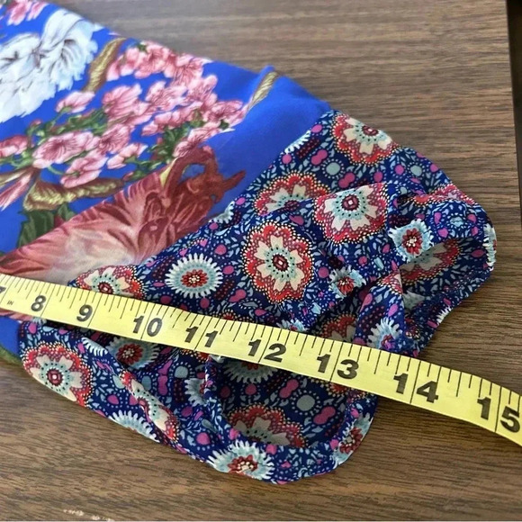❤️ FIGUERORA & flower colourful floral blouse M - Picture 10 of 10